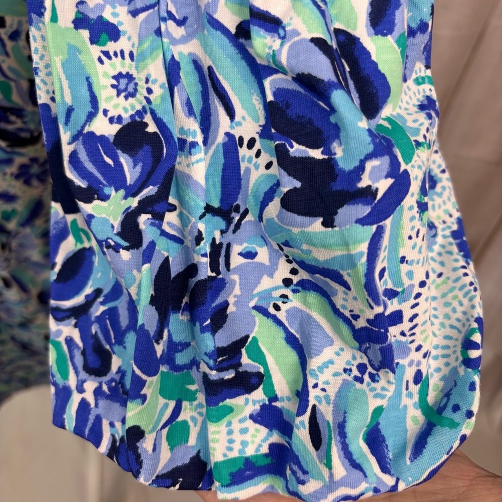 Lilly Pulitzer Carlile Sheath Dress Bell Sleeve Iris Blue High Maintenance Sz Sm - Picture 8 of 16